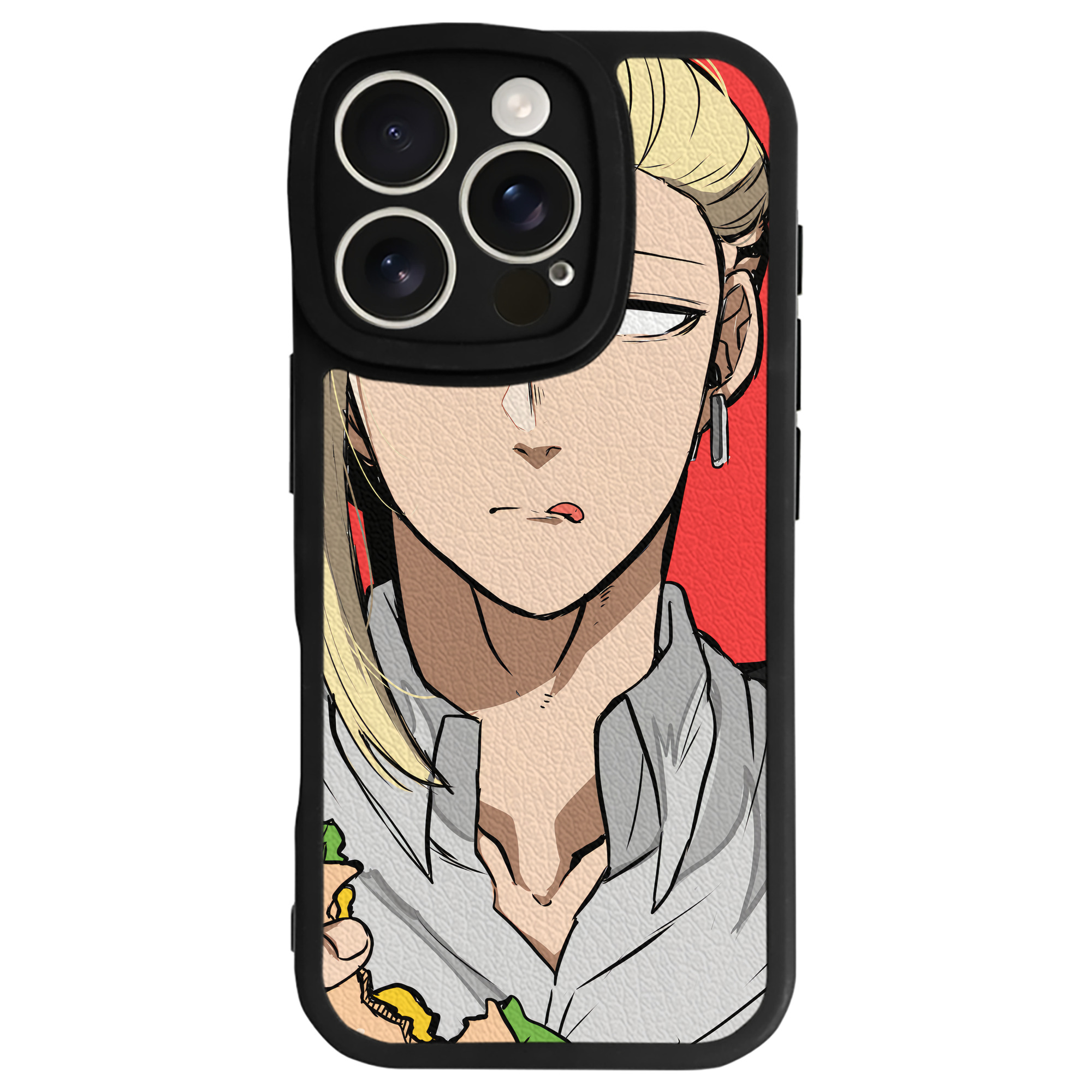（画像用） 東京リベンジャーズ Tokyo Revengers 【iPhone 16シリーズ対応】シリコンスマホケース（レザー調） 材質：シリコン